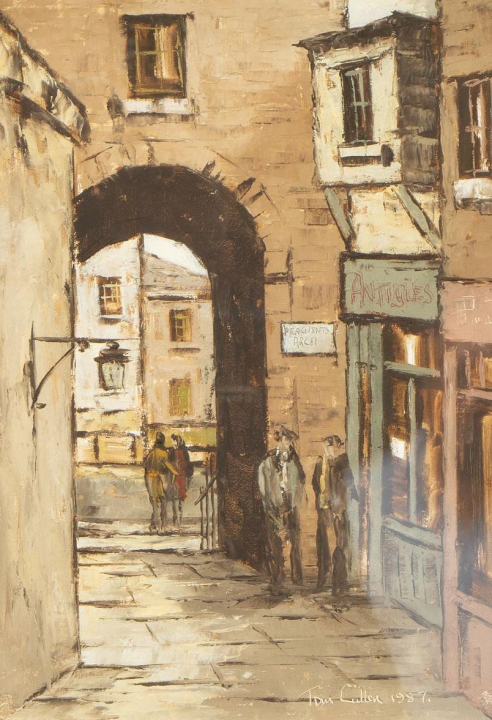 Tom Cullen comparable auction result: tom cullen 1934 2001 stadstraatje te dublin