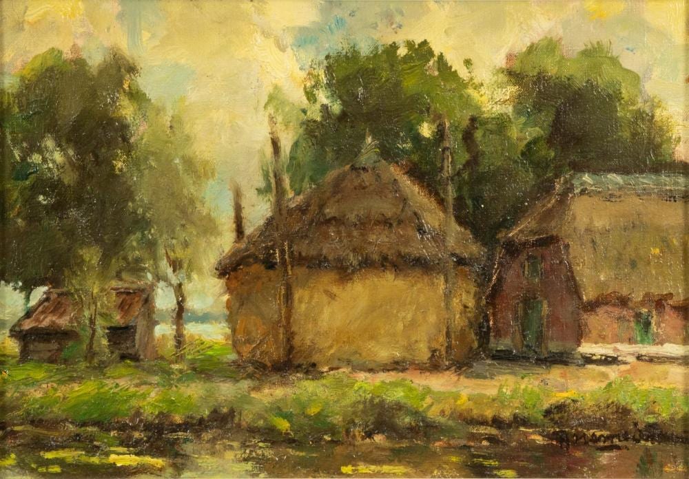 Alexander Coenraad Rosemeier comparable auction result: alexander coenraad rosemeier 1888 1992 boerderij met hooimijt