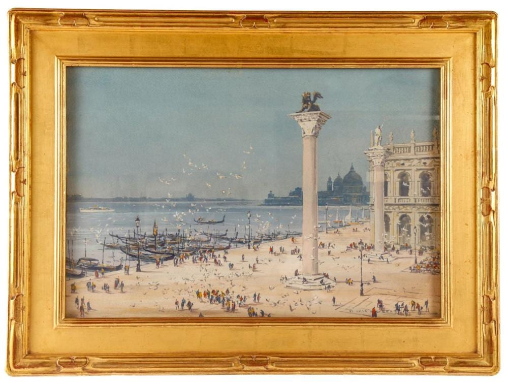 C Ivar Gilbert comparable auction result: carl ivar gilbert 1882 1959 st marks venice