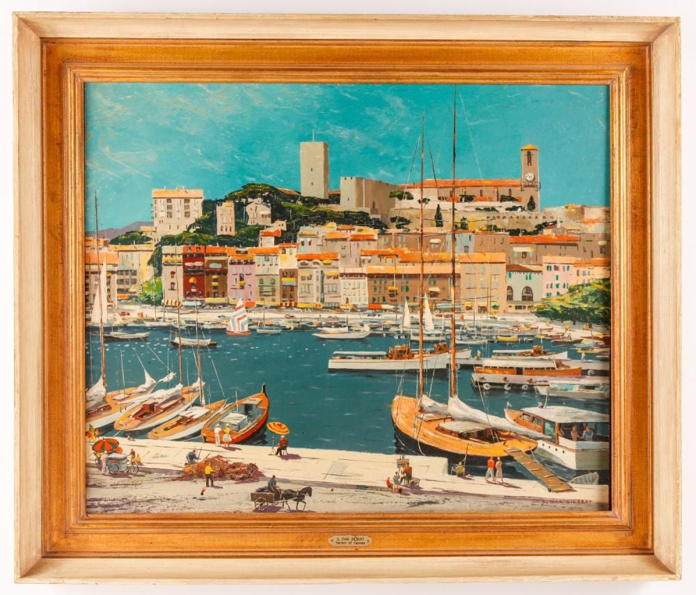 C Ivar Gilbert comparable auction result: carl ivar gilbert 1882 1959 harbor of cannes