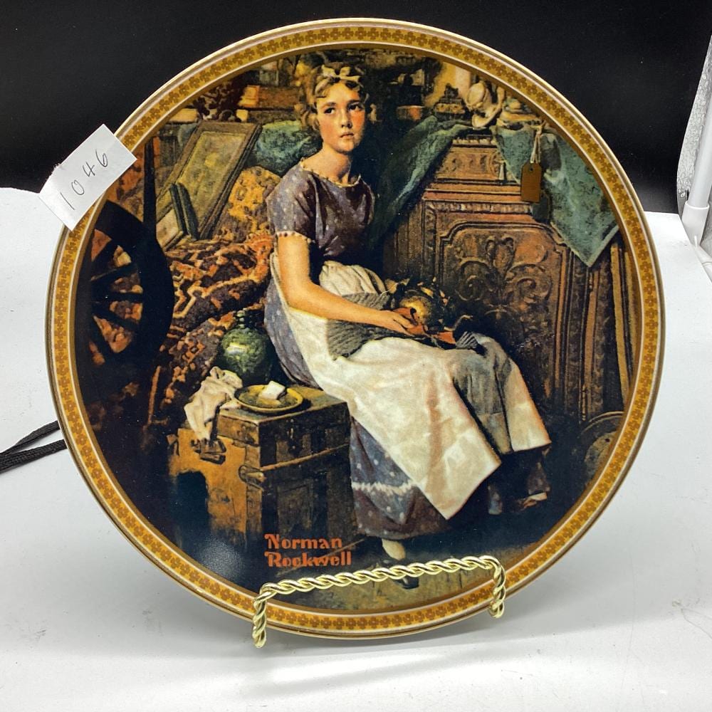 NORMAN ROCKWELL COLLECTOR PLATE sold by Dees Auction Company,LLC, lot 1046 — auction record photograph