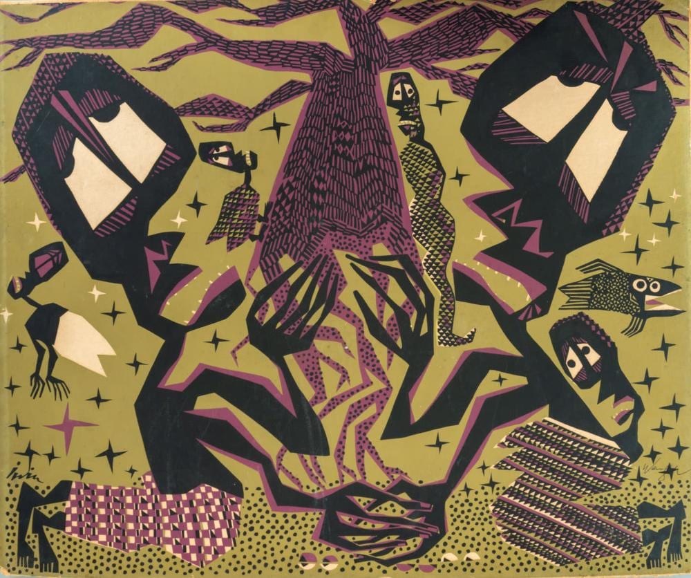 Susanne Wenger comparable auction result: susanne wenger 1915 2009 from the iwin series