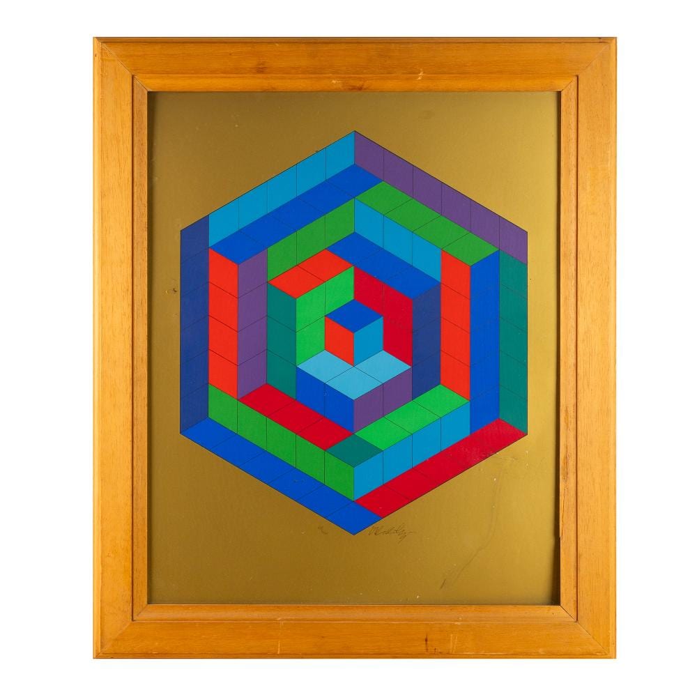 Victor Vasarely sold by Bolli & Romiti s.r.l, lot 184 — auction record photograph