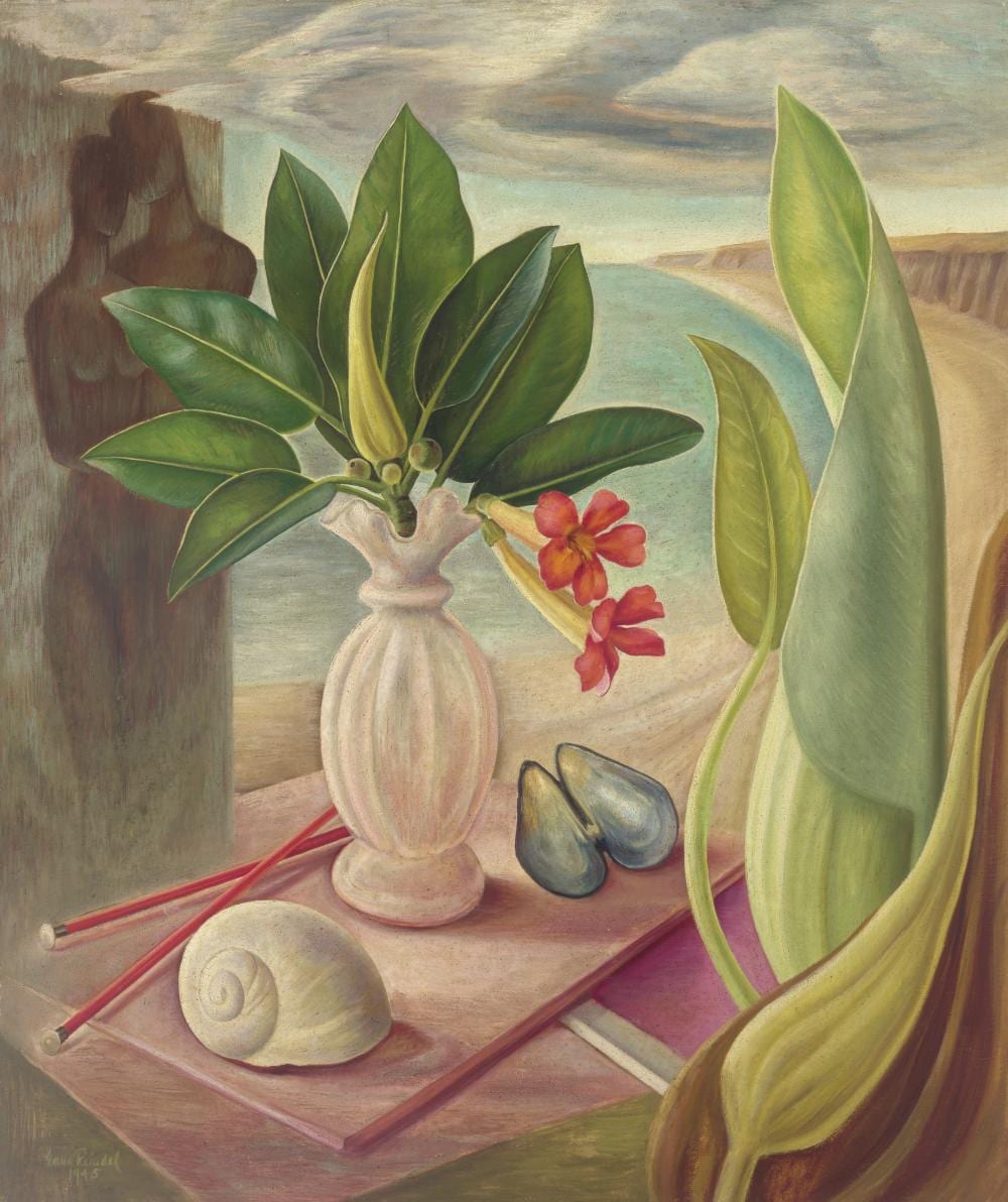 Edna Reindel comparable auction result: edna reindel 1894 1990 still life 29 3 4 x 25 in framed 30 3 4 x 25 3 4 in