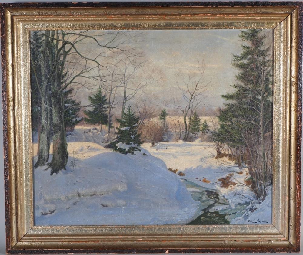 Philipp Graf comparable auction result: philipp graf 1874 1947 winter landscape