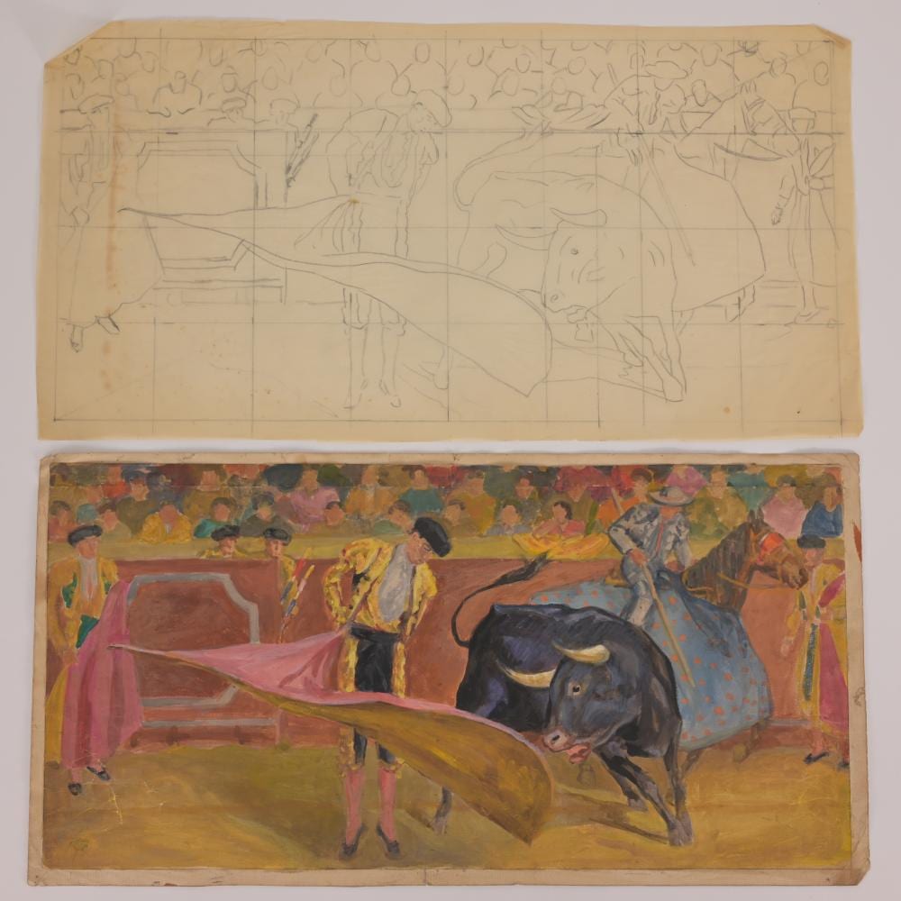Mabel Wellington Jack comparable auction result: mabel wellington jack 1899 1975 matador