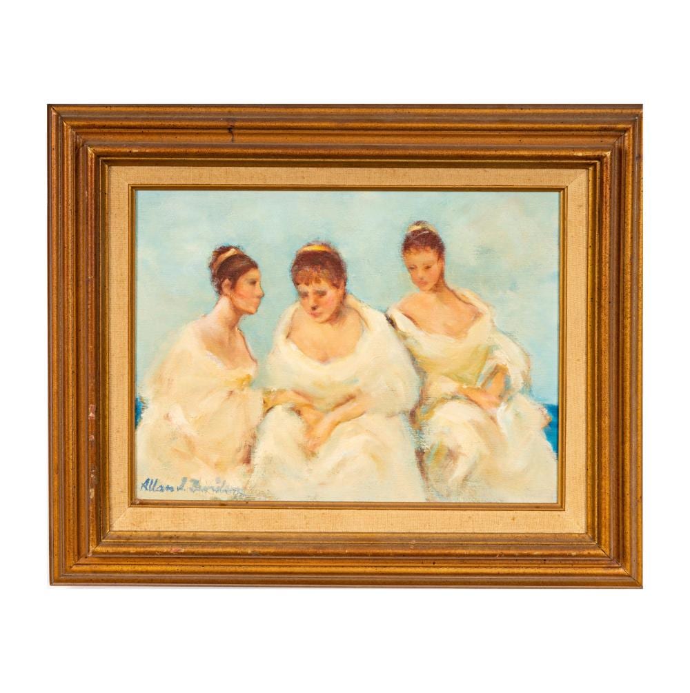 Allan Albert Davidson comparable auction result: allan albert davidson american 1908 1988 three ballerinas