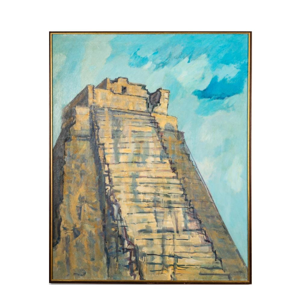 Martin Mondrus comparable auction result: martin mondrus american 1925 2020 landscape of temple