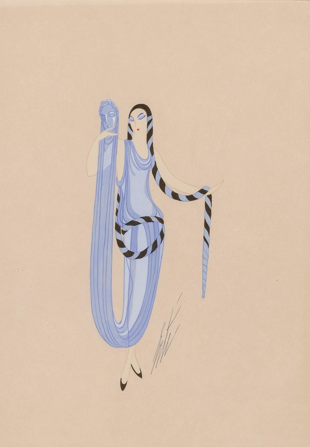 Erté (Romain de Tirtoff) sold by DOYLE Auctioneers & Appraisers, lot 16 — auction record photograph