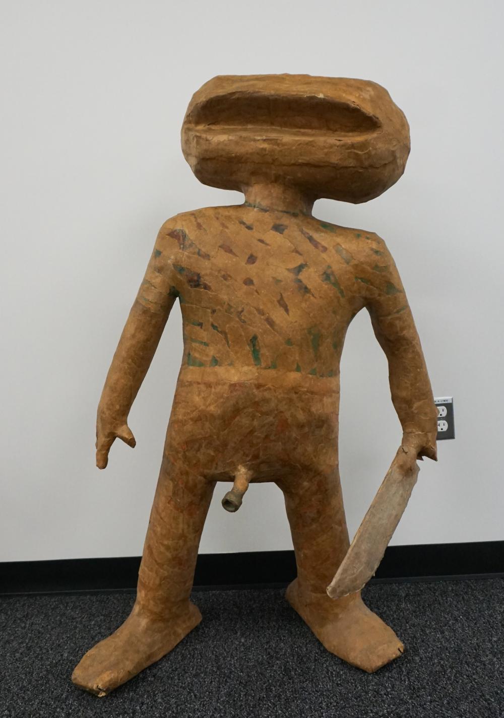 David (1736) Martin comparable auction result: david martin american 20th century melon man papier m ch sculpture 1990 signed on base of left foot 51 x 24 x 12 in 129 5 x 61 x 30 5 cm