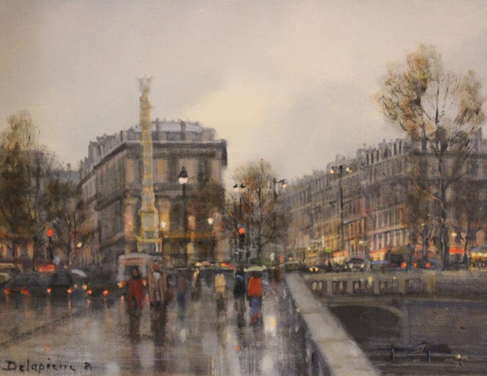 Roger Delapierre comparable auction result: roger delapierre 1935 2021 le charelais paris l leinwand gut gerahmt rg 41 5 x 49cm