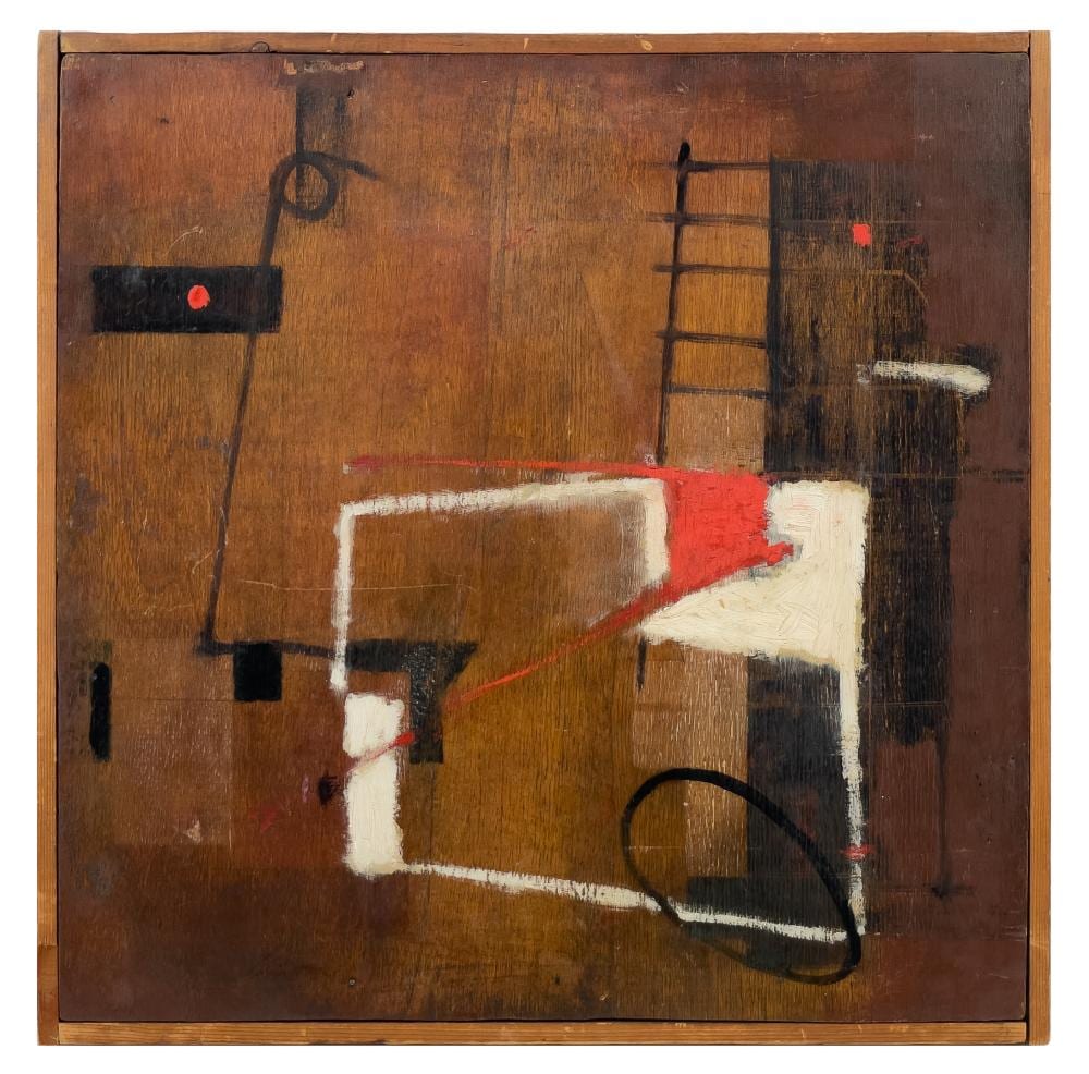 giuseppe guerreschi sensazionel oil on board · Bradford's · 2025-01-19 Giuseppe Guerreschi comparable auction result: giuseppe guerreschi sensazionel oil on board