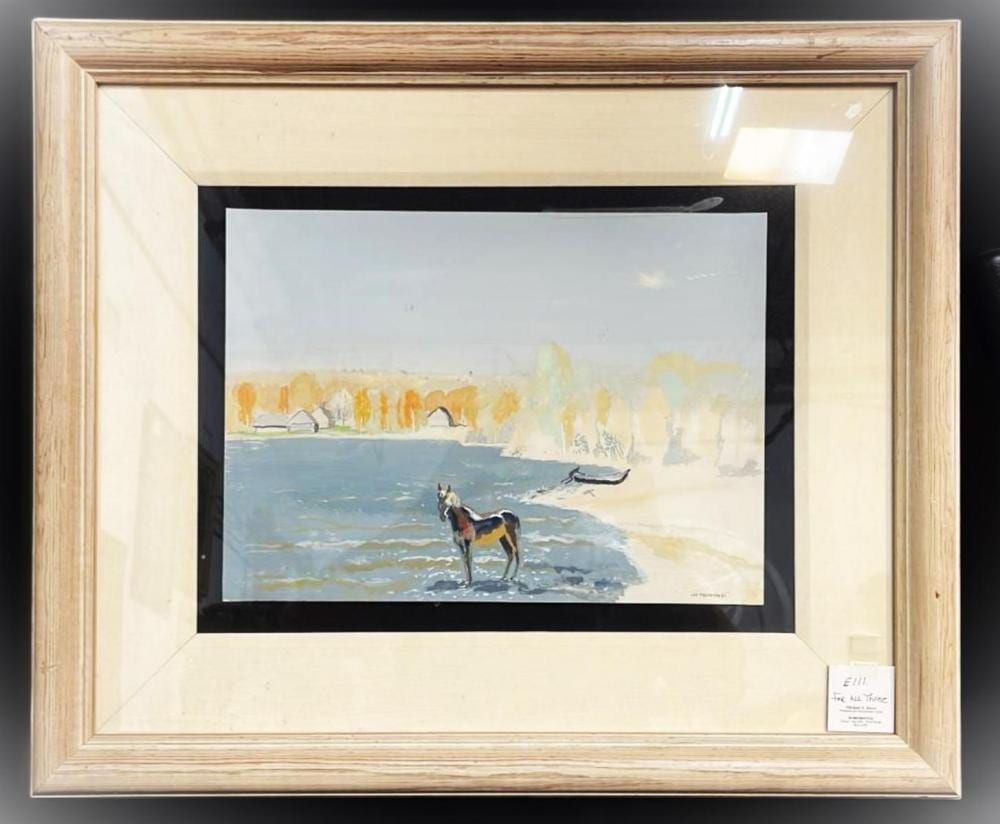 beautiful watercolor by lev meshberg · Gulfcoast Coin and Jewelry · 2024-12-14 Lev Meshberg comparable auction result: beautiful watercolor by lev meshberg
