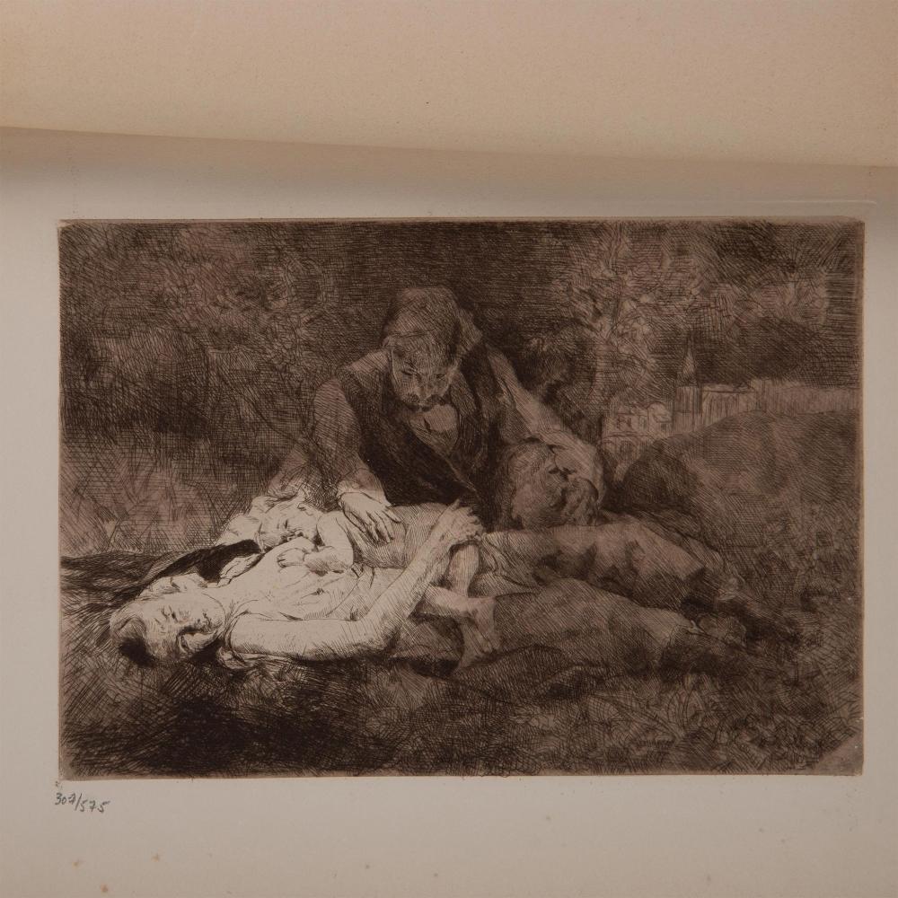 Alfred Philippe Roll comparable auction result: alfred philippe roll aft original etching on wove paper