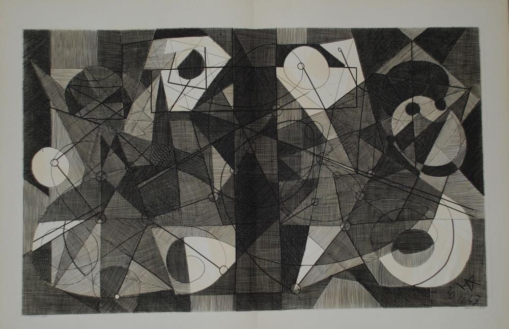 Henri-Georges Adam comparable auction result: henri georges adam derri re le miroir adam