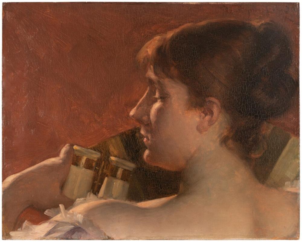 Edouard Agneessens comparable auction result: at the theater