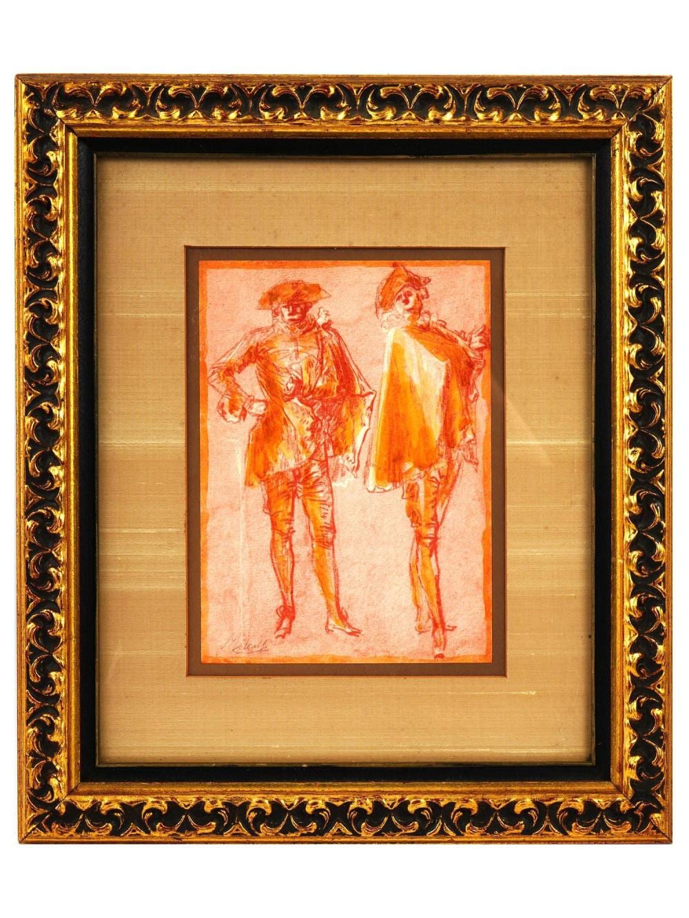 mixed media over lithograph by conger a metcalf · Antique Arena Inc · 2024-12-28 Conger A Metcalf comparable auction result: mixed media over lithograph by conger a metcalf