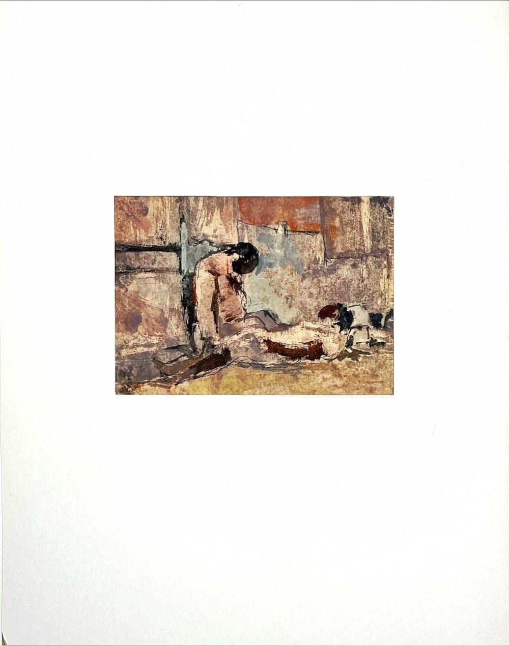 Jan Michels comparable auction result: jan michels watercolor hand signed