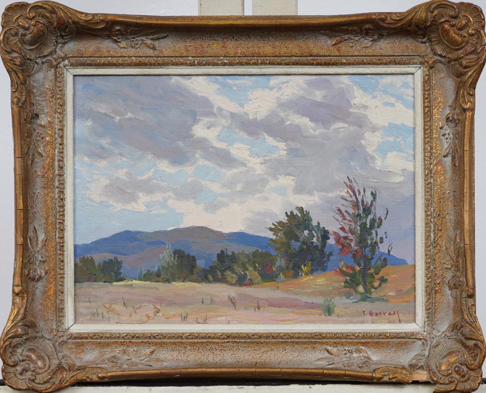 Frank Gervasi comparable auction result: frank gervasi 1895 1986 signed exhibited texas landscape framed impressionist oil painting