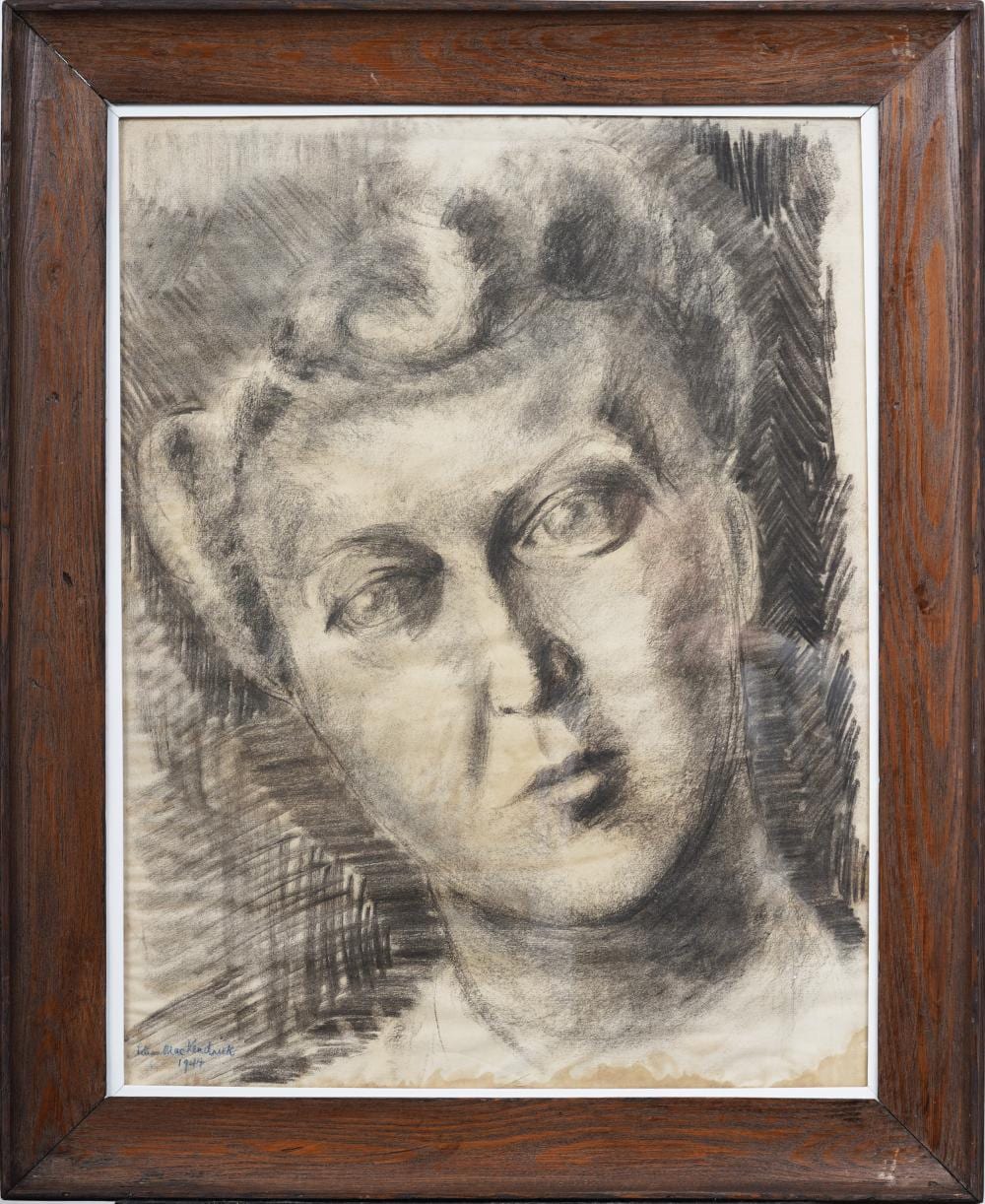 lilian mackendrick 1906 1987 antique american modernist young woman portrait original drawing · Curated Gallery Auctions · 2024-12-31 Lilian Mackendrick comparable auction result: lilian mackendrick 1906 1987 antique american modernist young woman portrait original drawing