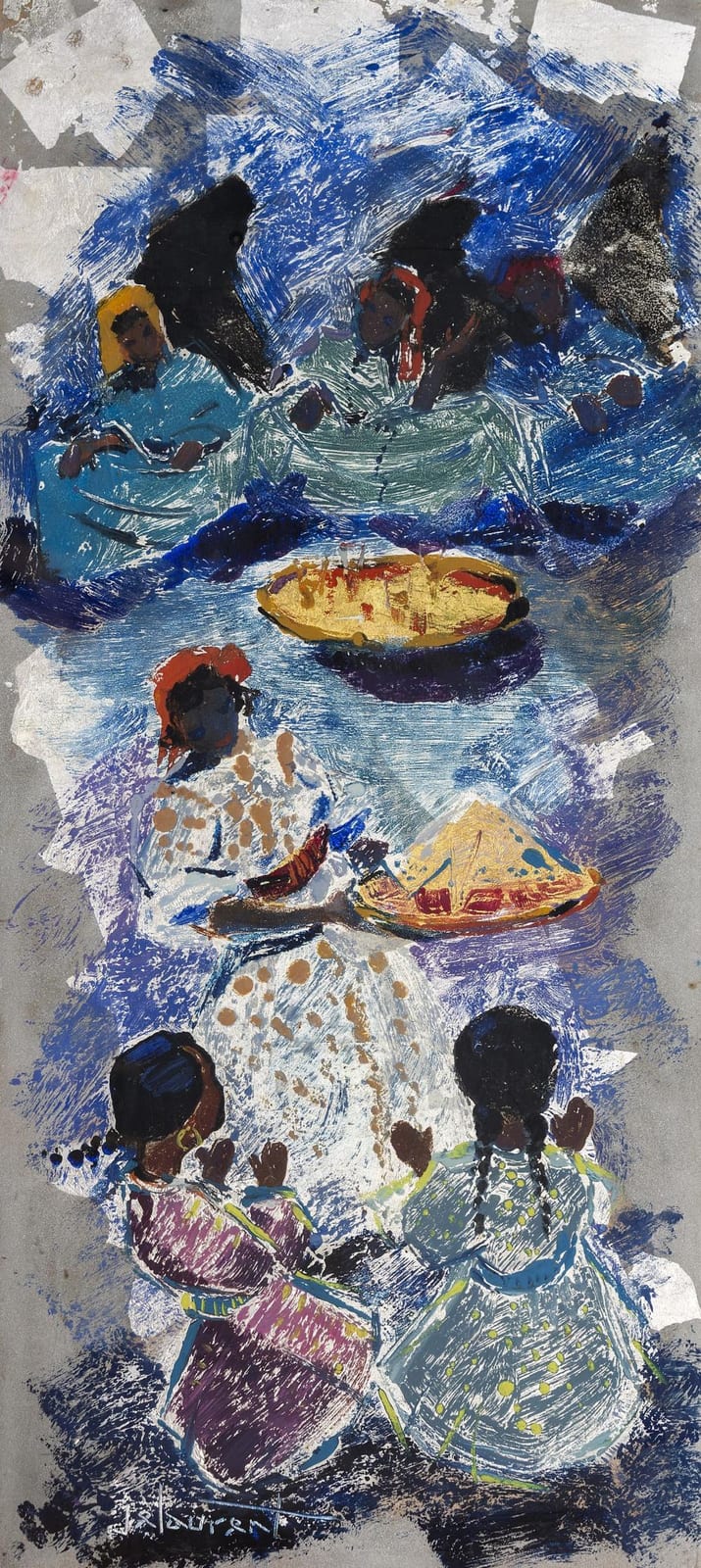Jean Emile Laurent comparable auction result: jean emile laurent 1906 1983 le couscous