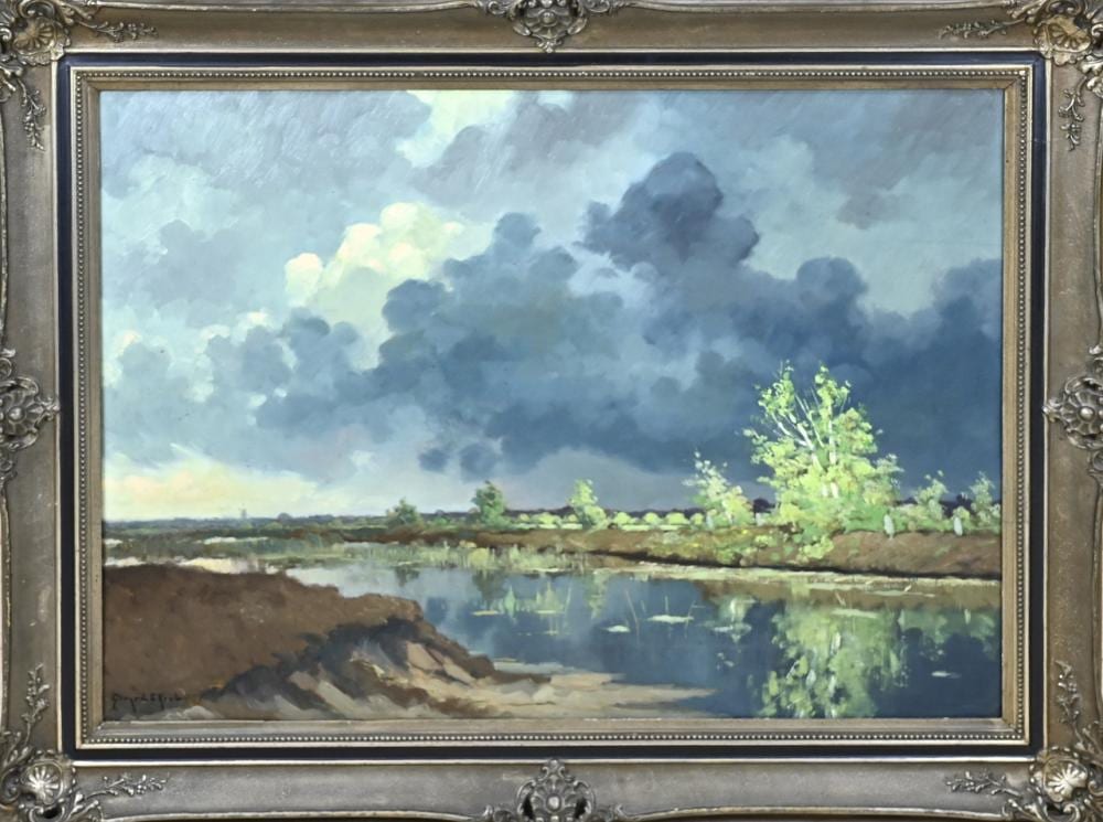 Gerard Cornelis Krol comparable auction result: gerard krol landscape buurse