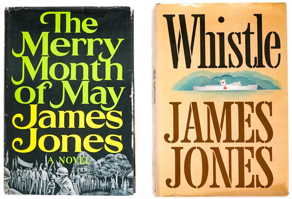 James Jones comparable auction result: james jones 2 novels delacorte press 1st ed