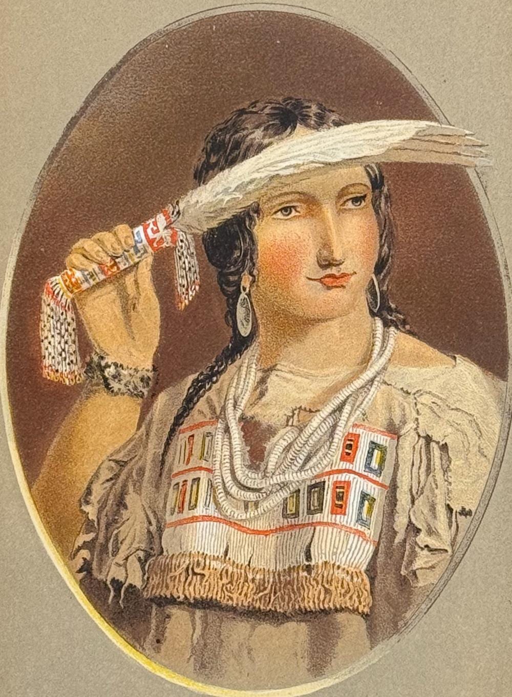 Paul Kane comparable auction result: paul kane portrait of a half breed cree girl