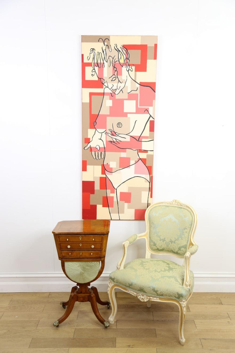 frank malerba b 1950 smooth acrylic paint on canvas 152 x 61 signed verso · Christian McCann Auctions · 2025-01-19 Frank Malerba comparable auction result: frank malerba b 1950 smooth acrylic paint on canvas 152 x 61 signed verso