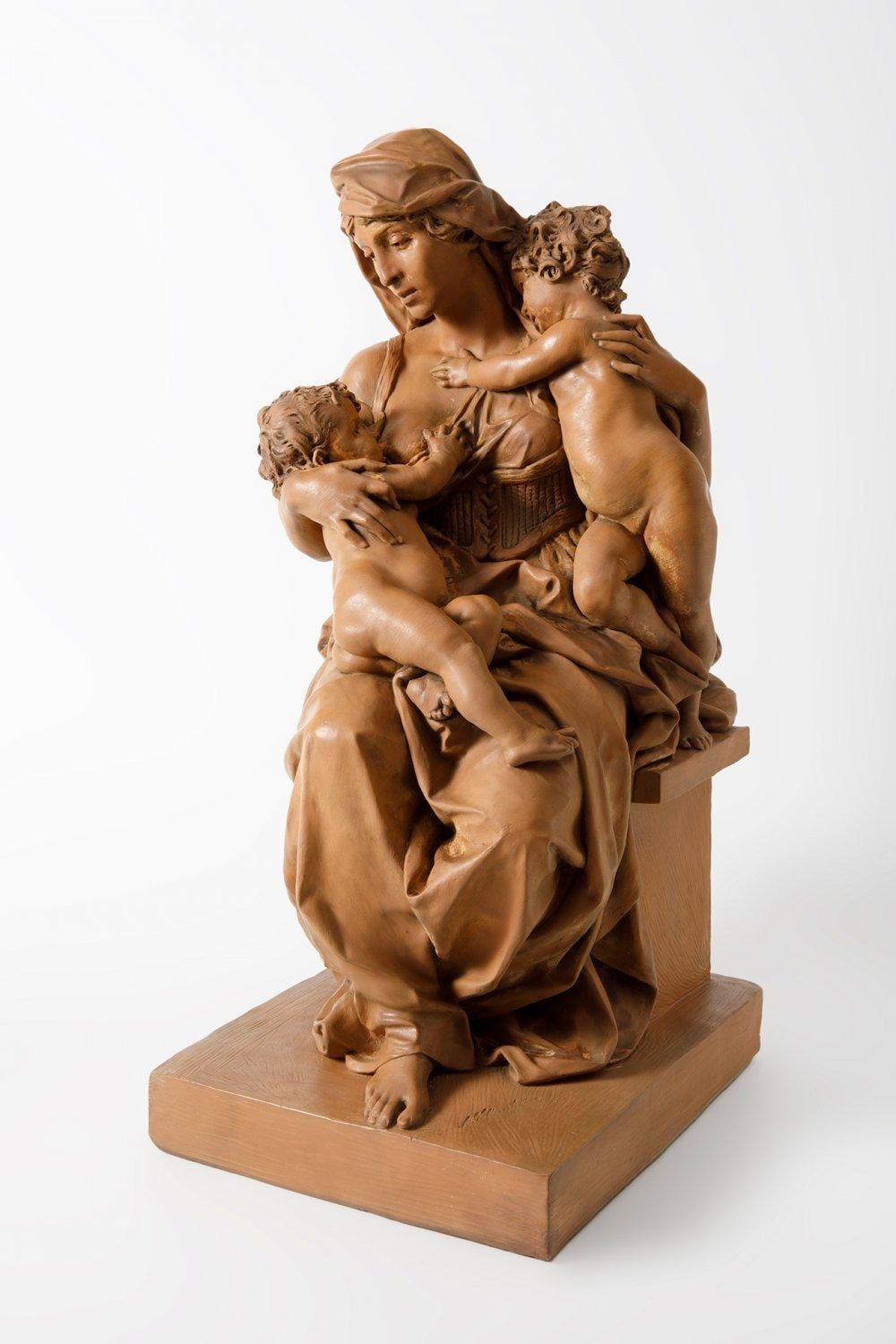 Agapit Vallmitjana i Abarca comparable auction result: agapit vallmitjana i abarca barcelona 1850 1915 maternity terracotta signed on the base it has slight wear