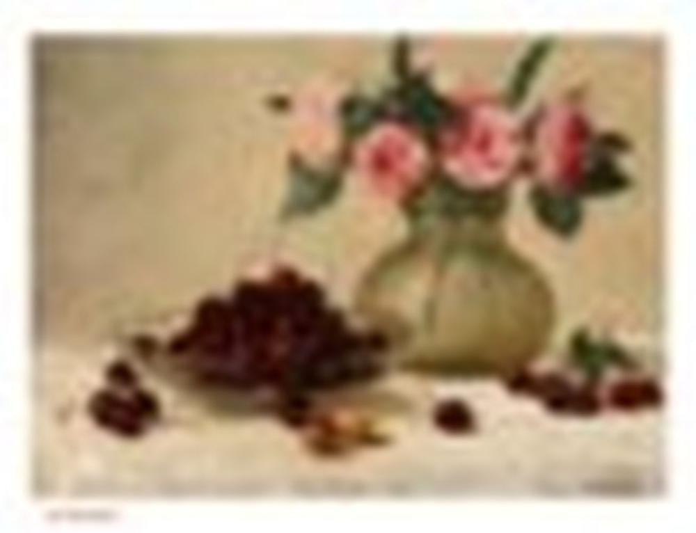 Joseph Decker comparable auction result: joseph decker 1853 1924 bowl of cherriesoil on canvas13 x 18 in 33 x 45