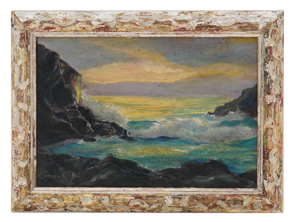american seascape painting by jay hall connaway signed · Antique Arena Inc · 2025-01-04 Jay Hall Connaway comparable auction result: american seascape painting by jay hall connaway signed