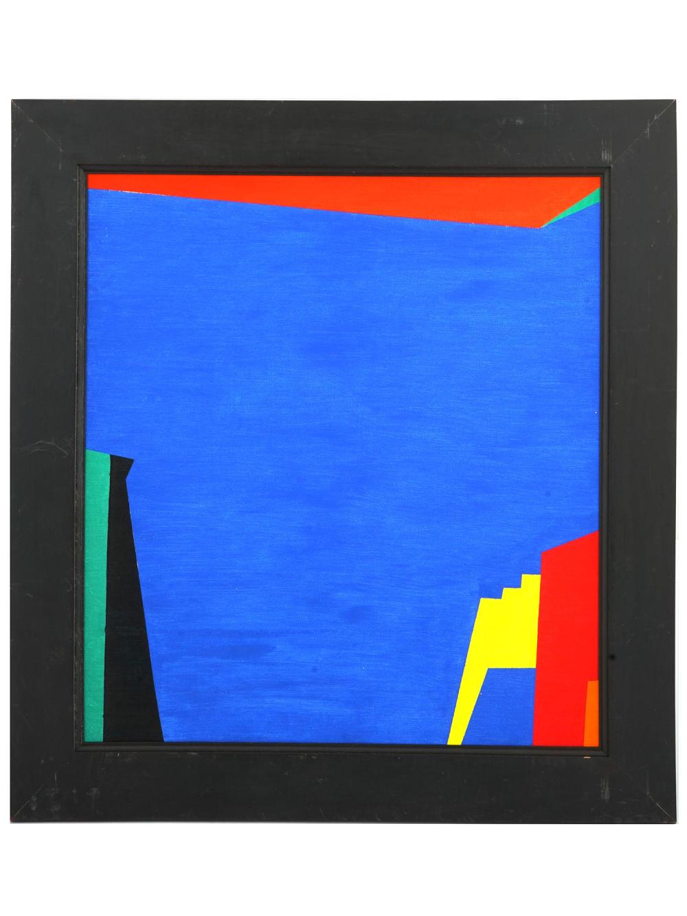Saliba Douaihy comparable auction result: lebanese abstract oil painting after saliba douaihy