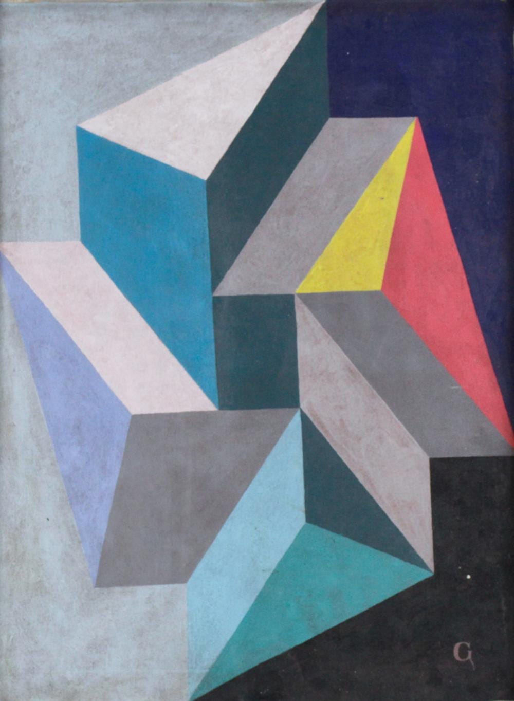 Albert Eugene Gallatin comparable auction result: albert eugene gallatin geometric composition
