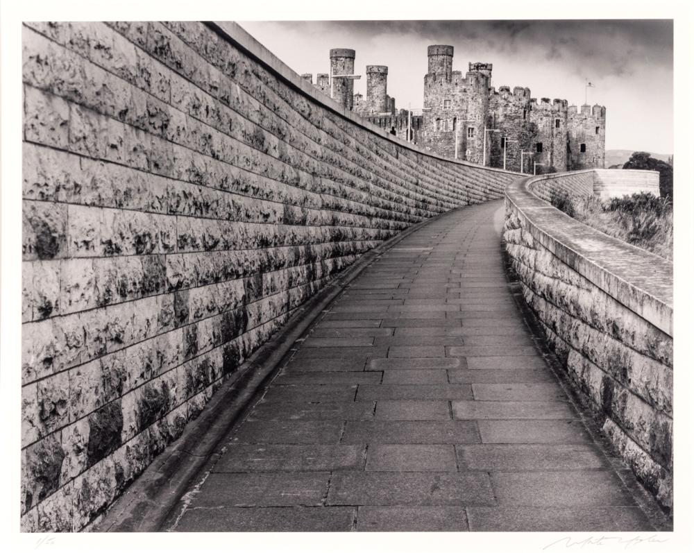 Monte Nagler comparable auction result: monte nagler american b 1939 gelatin silver print 2000 conwy castle conwy wales h 15 5 w 19 5