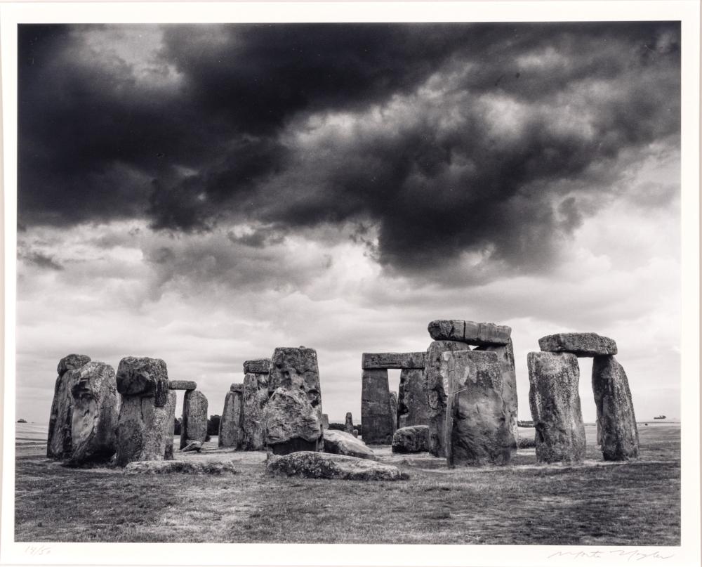 Monte Nagler comparable auction result: monte nagler american b 1939 gelatin silver print 1989 stonehenge salisbury plain england h 15 5 w 19 5