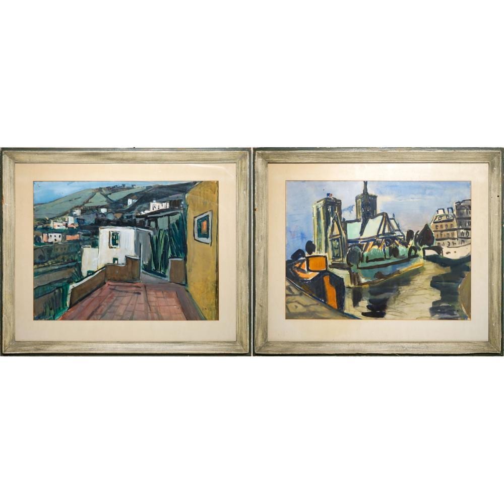 Thomas Niederreuther comparable auction result: thomas niederreuther german 1909 1990 2 works