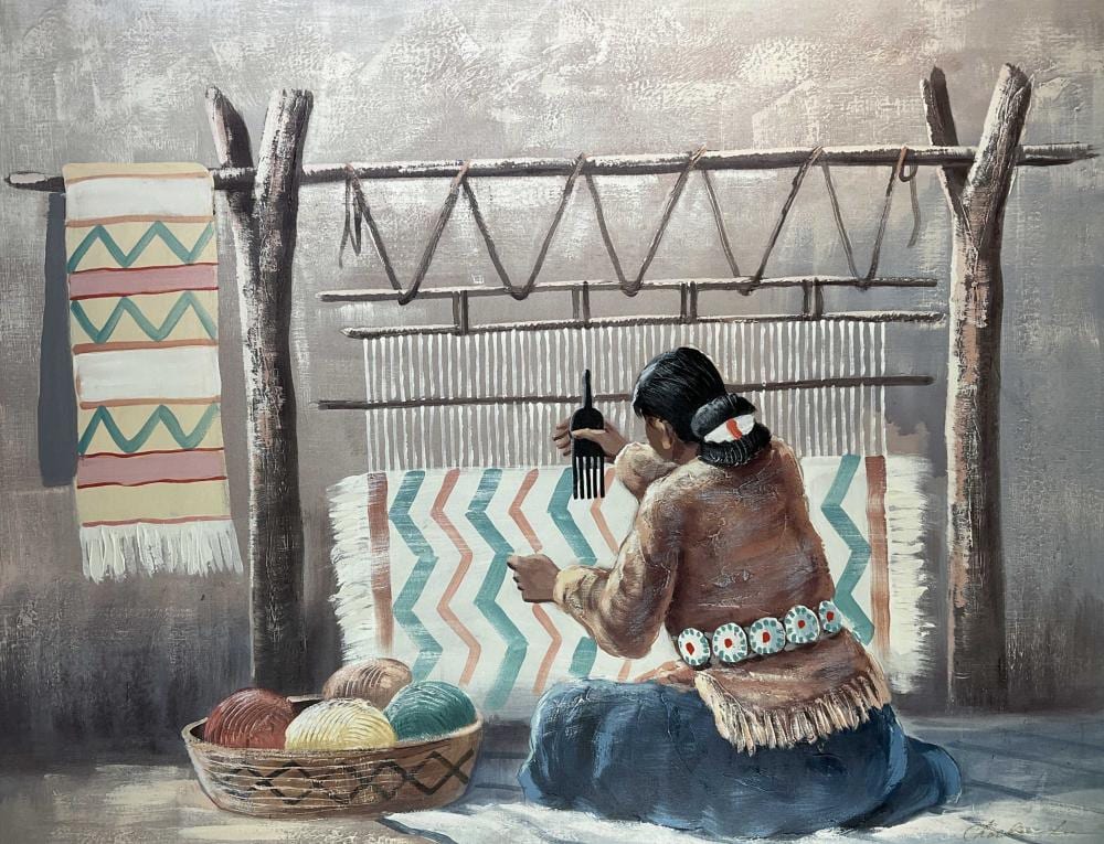 Charlie Lee comparable auction result: charlie lee 1926 2003 acrylic on canvas