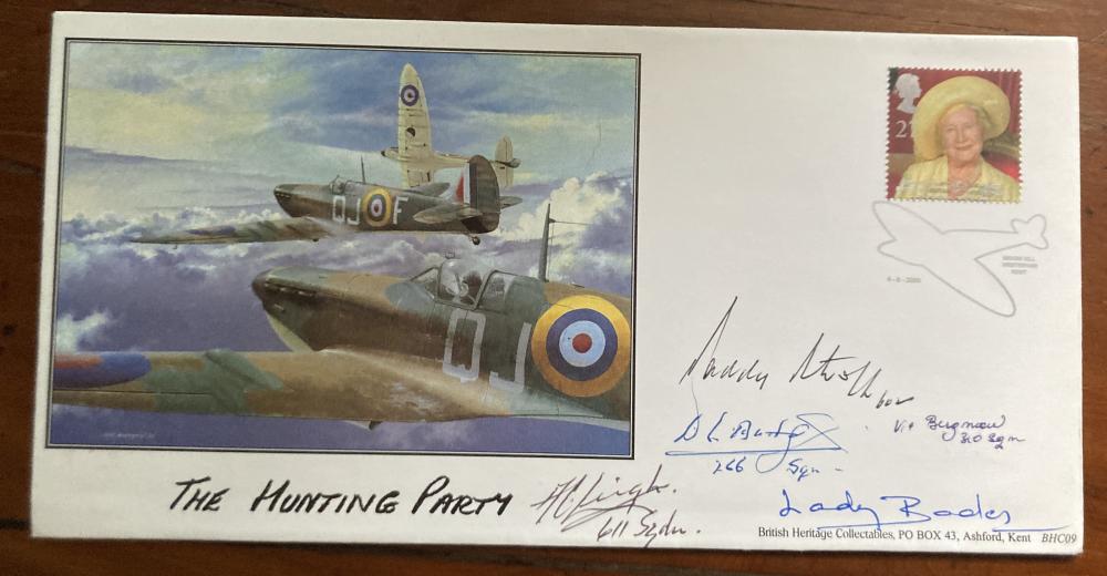Peder Severin Kroeyer comparable auction result: ww2 lady bader and 4 battle of britain pilots signed spitfire bhc official fdc signed by p