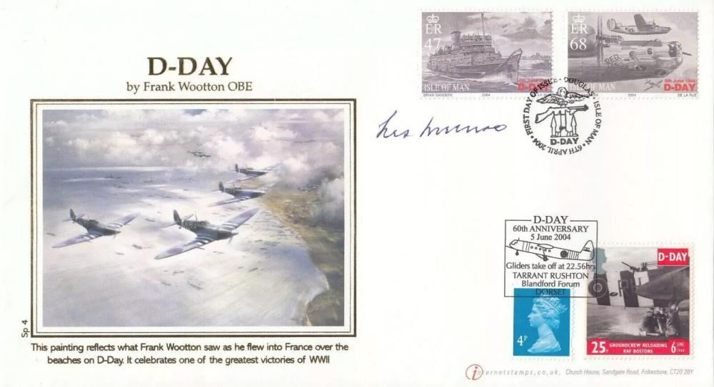 Diya al-Azzawi comparable auction result: d day cover signed j l munro took part in dams raid as the pilot 617 sqn 6 april 2004 douglas