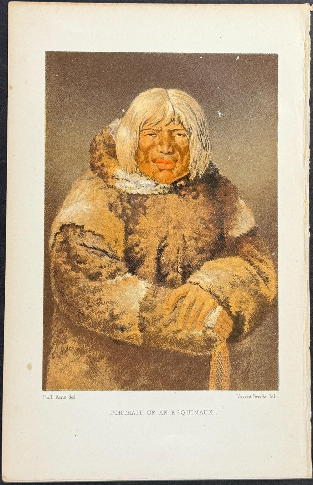Paul Kane comparable auction result: paul kane portrait of an esquimaux