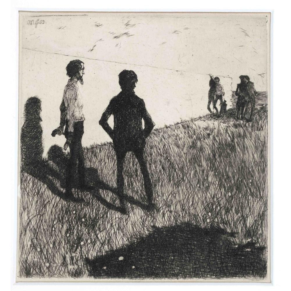 Vasyl' Dmytrovyc Jermylov comparable auction result: mixed lot of three etchings by va