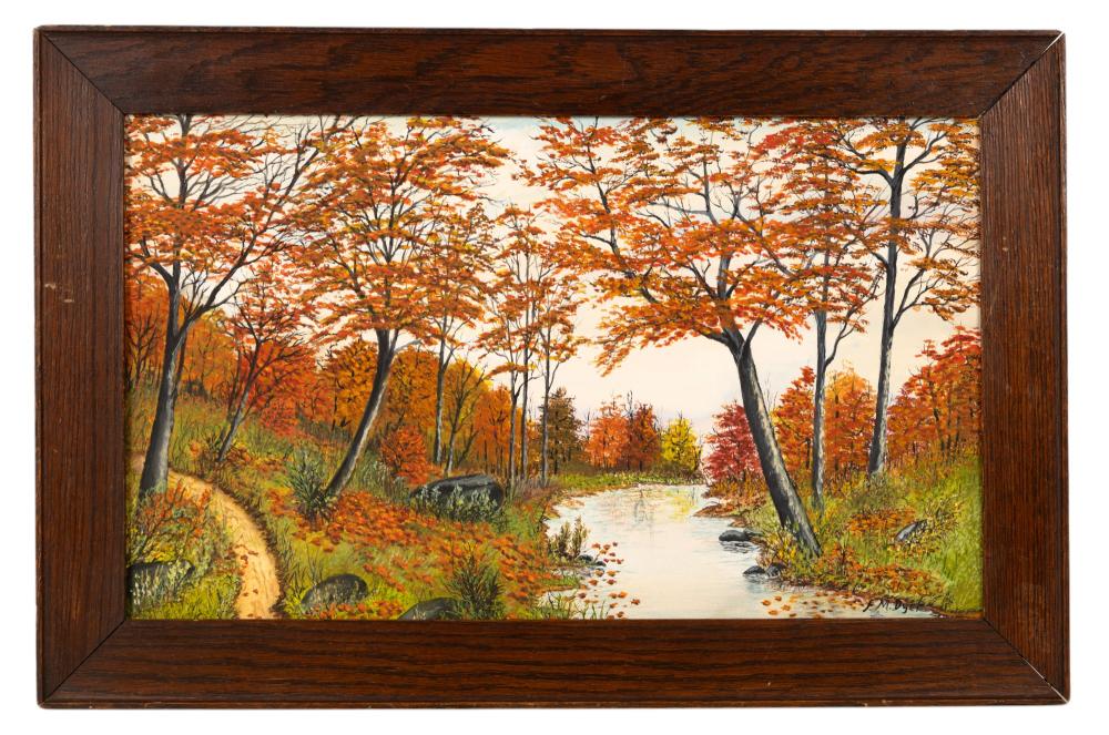 Marion Dyer comparable auction result: marion dyer am 1861 1941 landscape watercolor