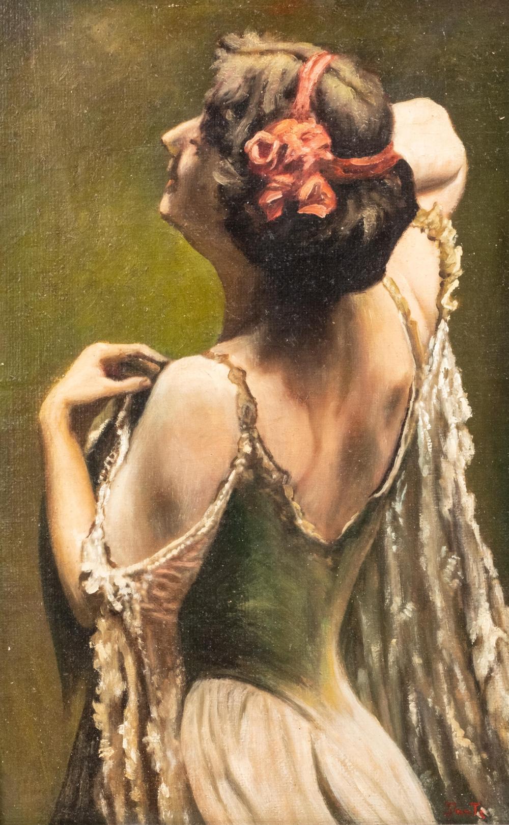 Early 20th Century Italian Oil on Canvas Painting sold by Collective Hudson, LLC, lot 182 — auction record photograph