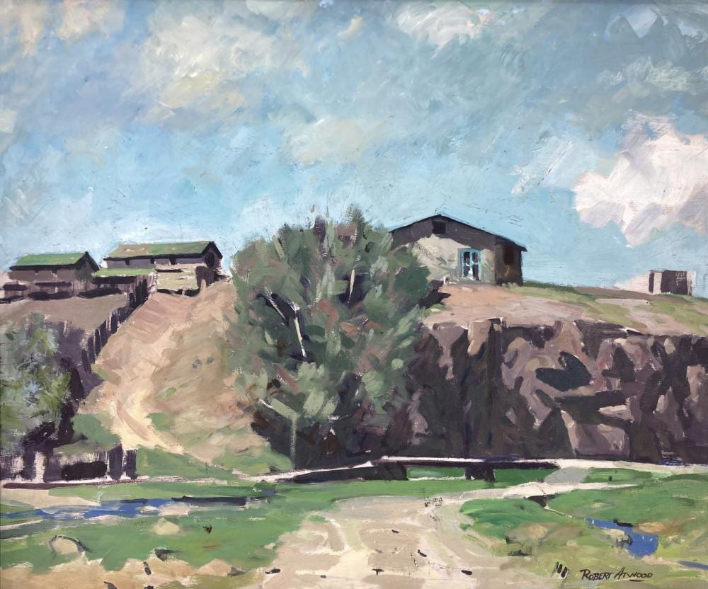 Robert Atwood comparable auction result: robert atwood 1892 1970 landscape oil on board