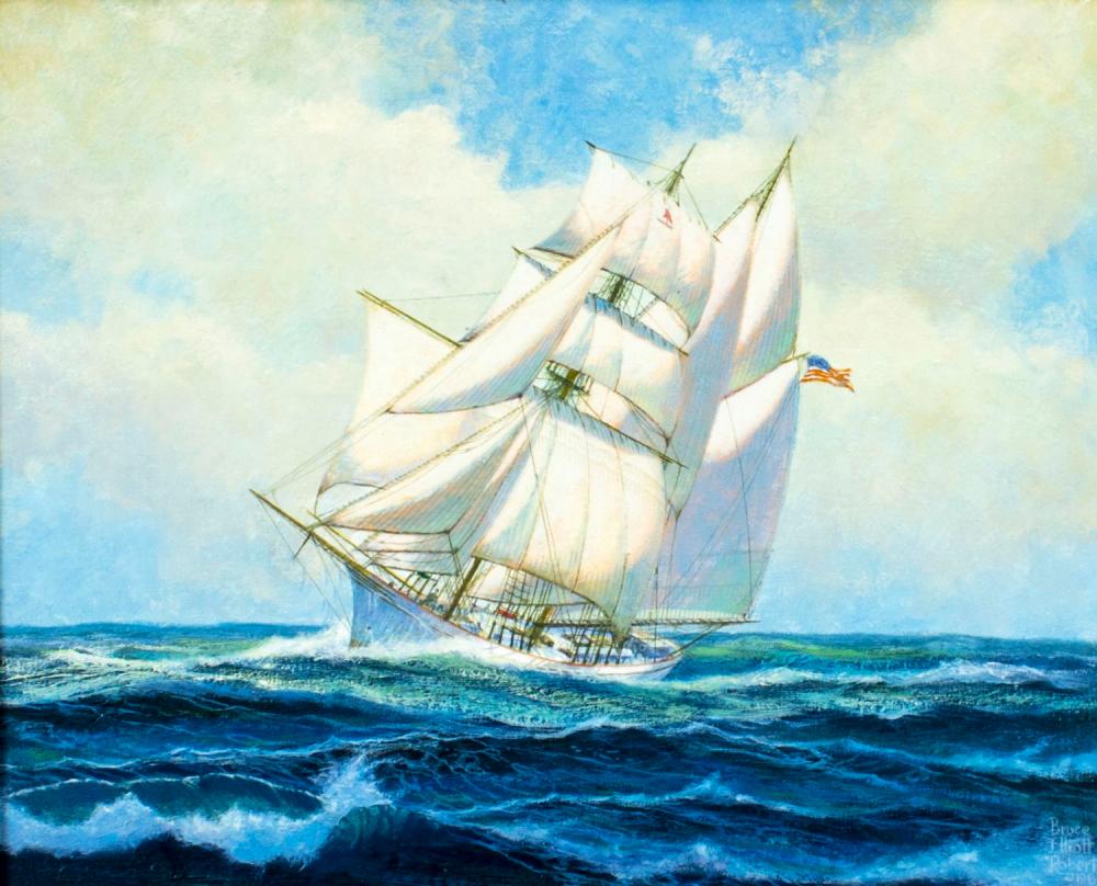 Bruce Elliot Roberts comparable auction result: bruce elliot roberts ny fl 1917 1993 oil painting
