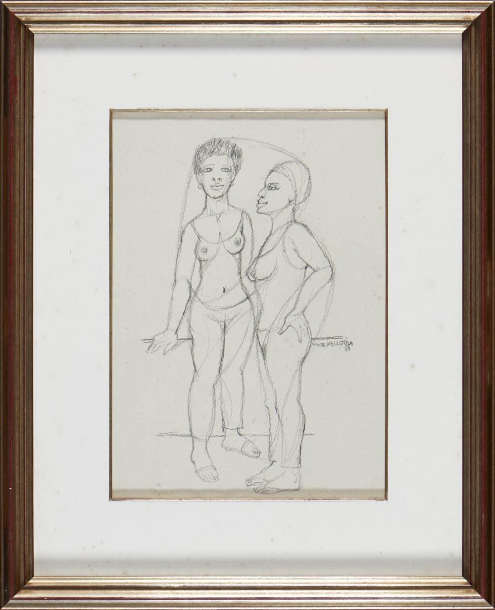 Kalmen Gleb comparable auction result: tom desenho s papel 44 x 31 cm