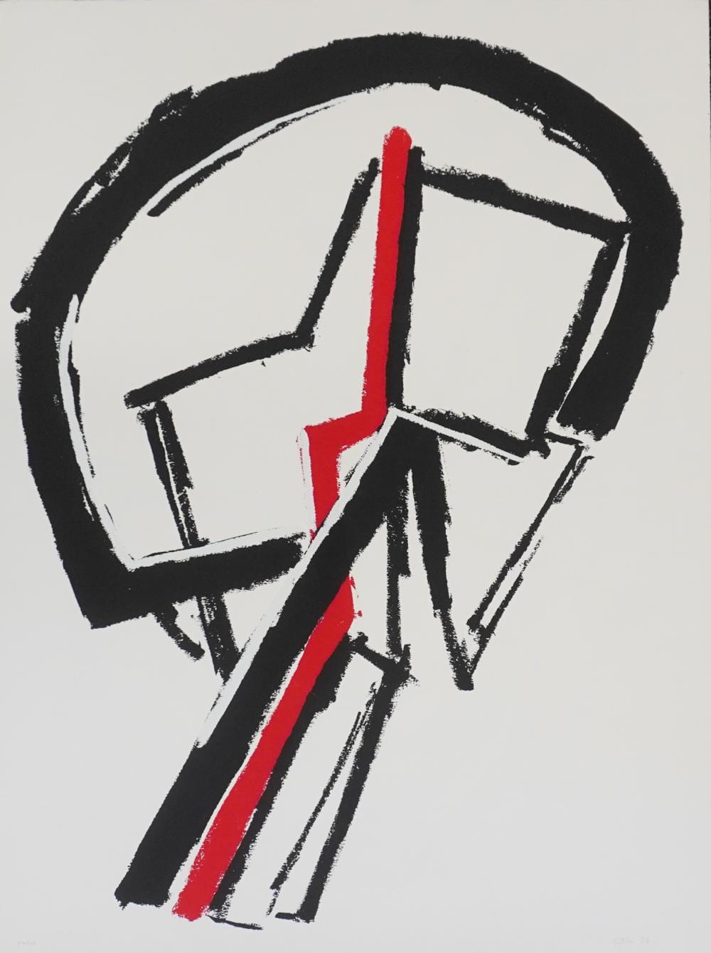 michael gitlin american israeli b 1943 two abstracts 1986 each a screenprint in color each numbered 37 40 each unframed 41 1 2 x 29 3 4 in 105 4 x 75 6 cm · Weschler's · 2025-01-08 Michael Gitlin comparable auction result: michael gitlin american israeli b 1943 two abstracts 1986 each a screenprint in color each numbered 37 40 each unframed 41 1 2 x 29 3 4 in 105 4 x 75 6 cm