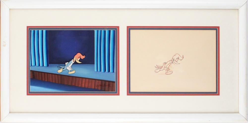 Walter Benjamin Lantz comparable auction result: walter benjamin lantz 1899 1994 woody woodpecker original cartoon and drawing