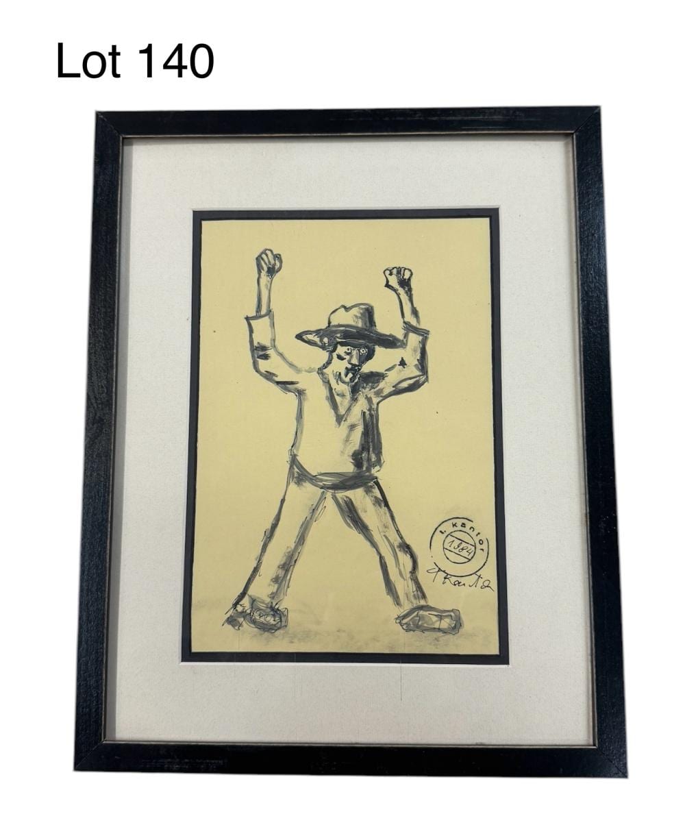 tadeusz kantor mixed media titled angry man · Embassy Auctions International · 2025-01-09 Tadeusz Kantor comparable auction result: tadeusz kantor mixed media titled angry man